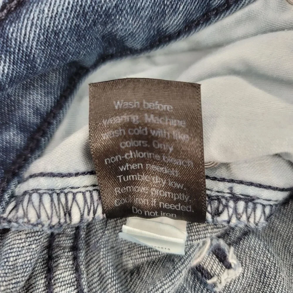 Simply Vera Vera Wang High‎ Rise Straight Crop Jeans Womens Size 14